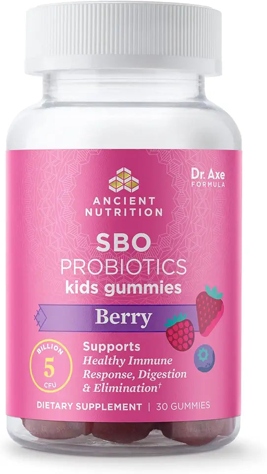 Berry Kids Probiotics Gummies 5B CFUs 30 Count T96425