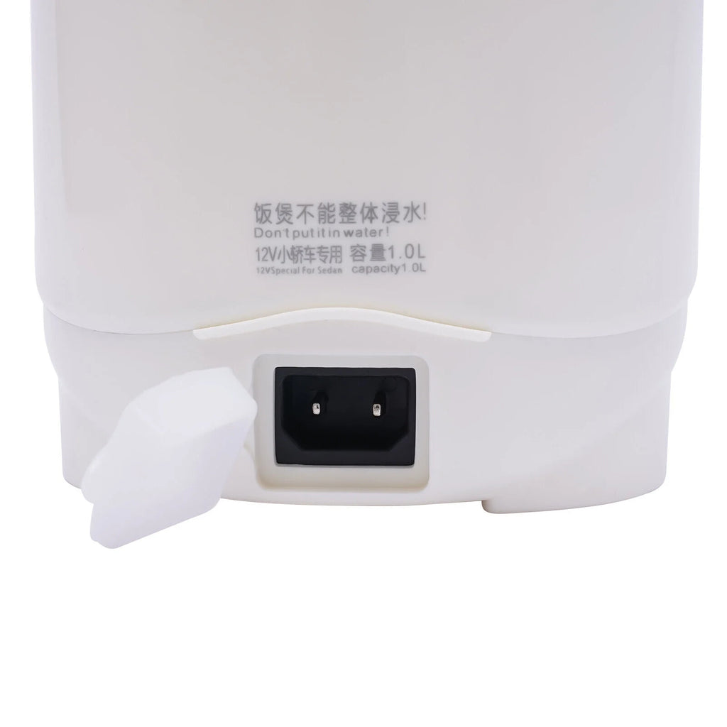 White 12V Mini Rice Cooker G85798