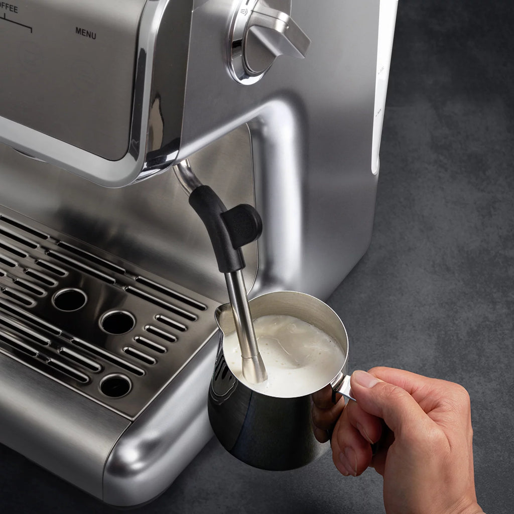 Semi-Automatic Espresso Machine Silver 2 Litre Water Tank K10630