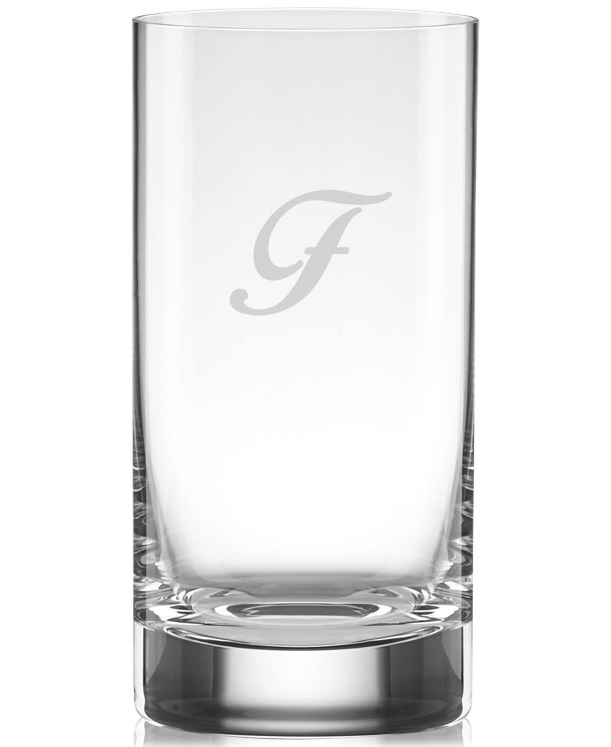 Set of 4 Script Letter Highball Glasses P50316