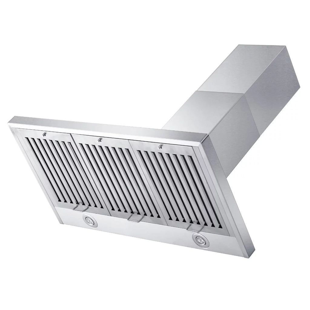 30 Inch Wall Range Hood with 2 LED Lights D347