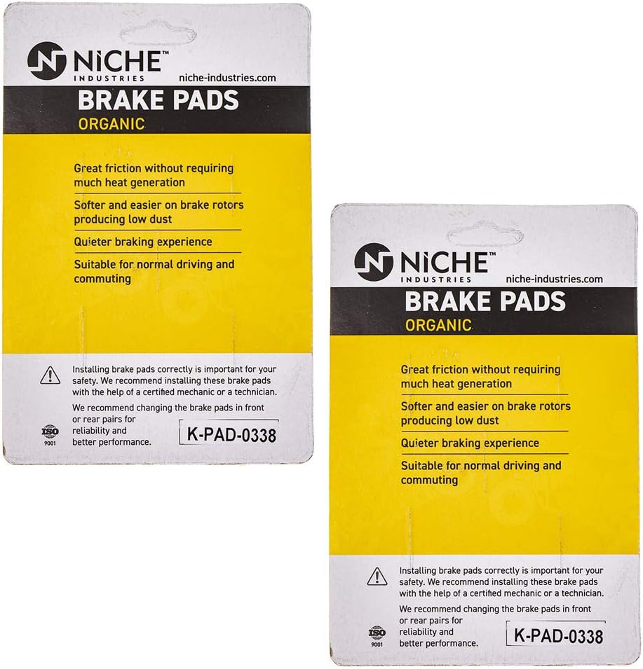 Organic Brake Pad Set Pack of 2 A8016