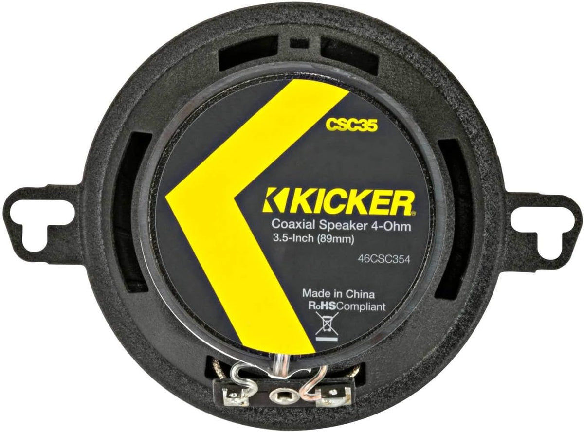 Two Pairs of 3.5-Inch Coaxial Speakers, 4-Ohm V737
