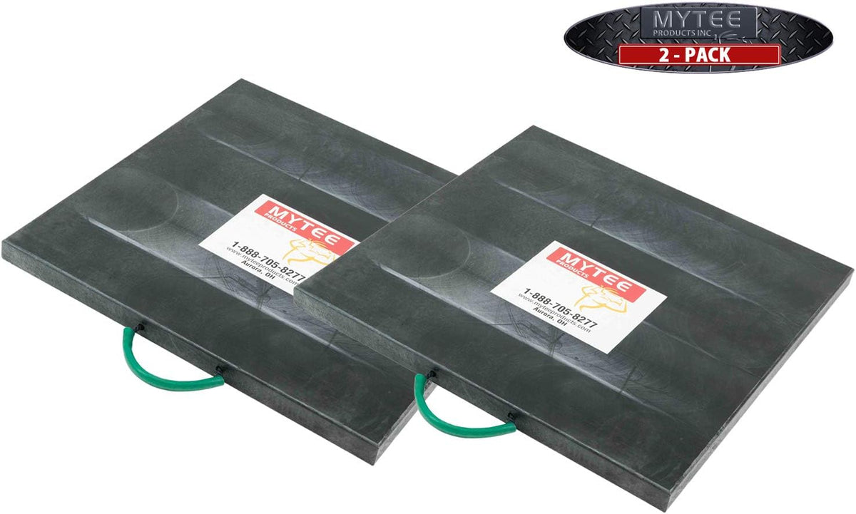Medium Outrigger Pad 30" x 30" 2" Thick Black (2 Pack) Y541905