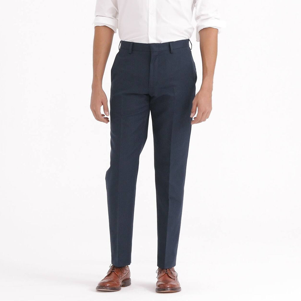 Slim-Fit Unstructured Suit Pant in English Wool-Cotton Twill Y3473