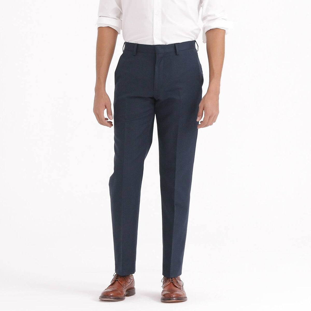 Slim-Fit Unstructured Suit Pant in English Wool-Cotton Twill Y3473