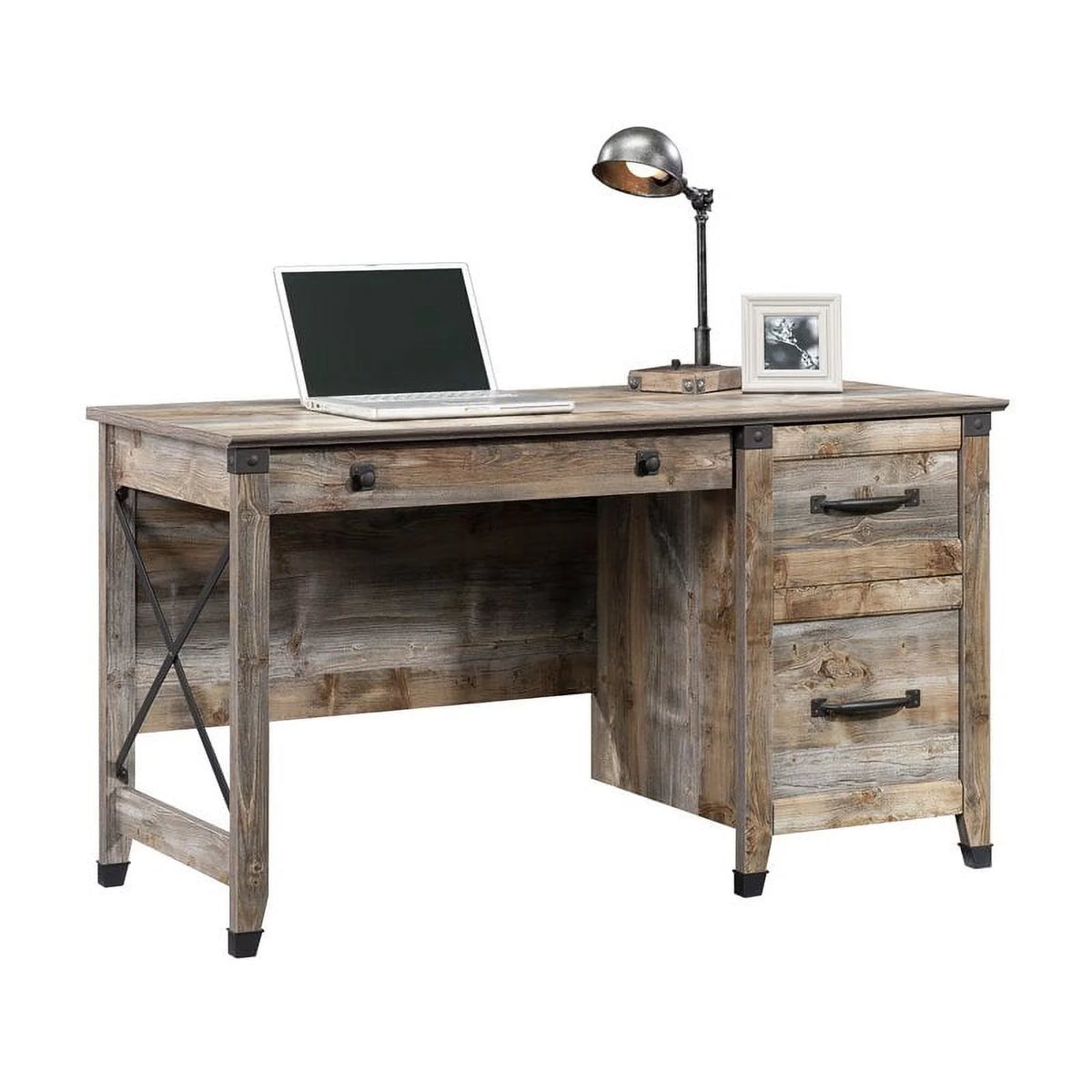Single Pedestal Desk with Drawers O521094