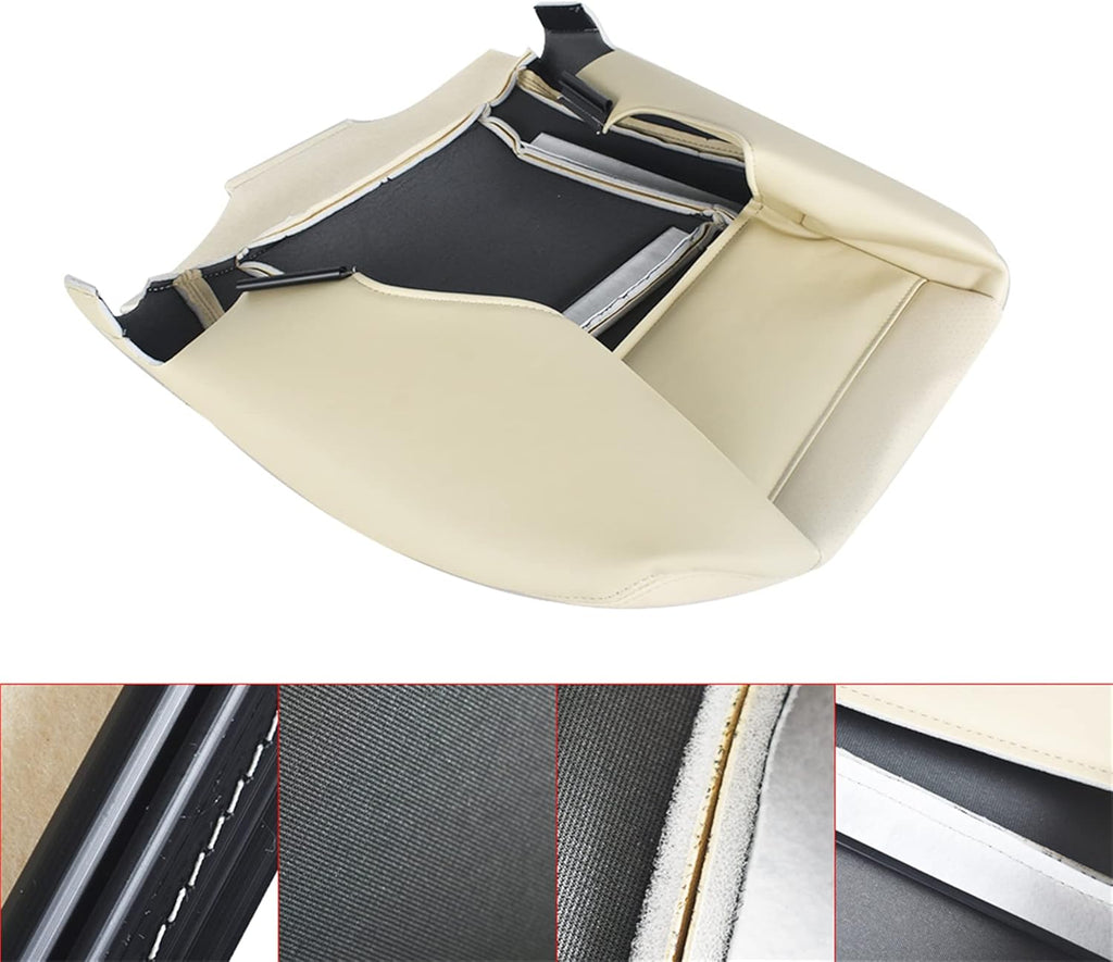 Leather Driver Side Bottom Seat Cover Tan O629236