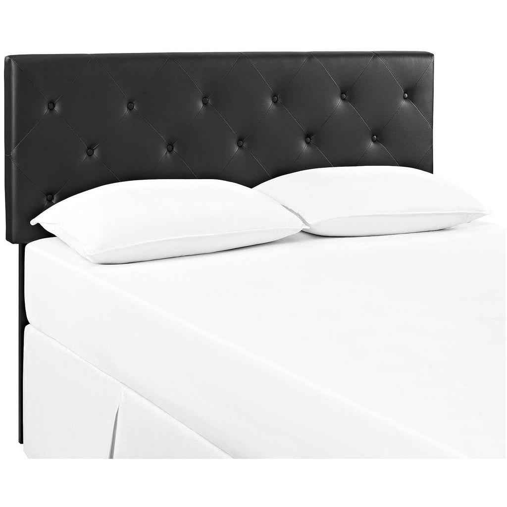 Black King Vinyl Headboard M742