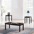 Faux Marble Coffee Table Set of 3 Piece with Metal Frame X7405