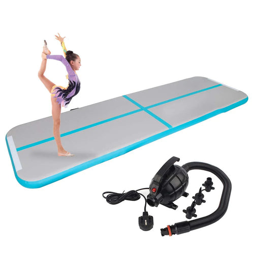 13ft Inflatable Gymnastics Tumbling Mat with Electric Air Pump P474