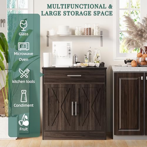 Kitchen Buffet Cabinet with Adjustable Shelf D686654