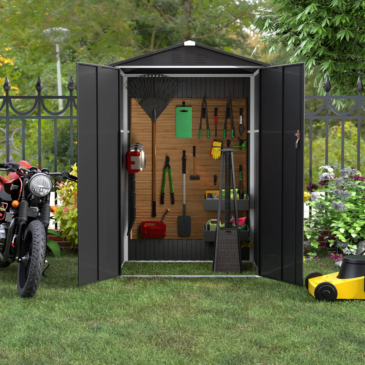 Metal Outdoor Storage Shed 4FT x 3FT L5330