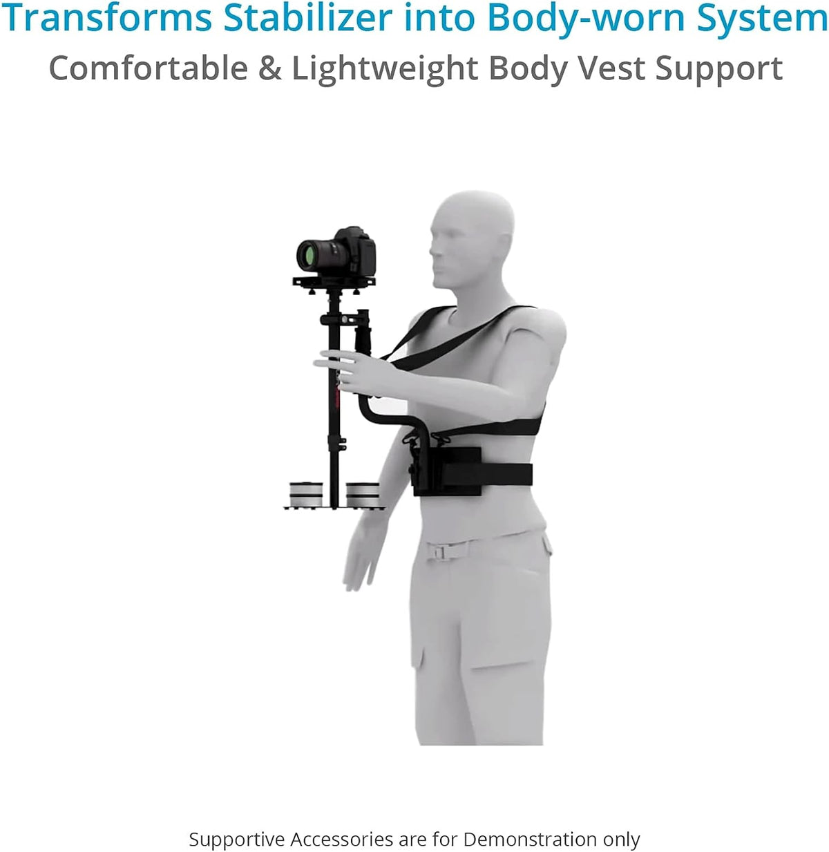 Body Support Mount for Handheld Camera Stabilizer Pack of 2 Q3928