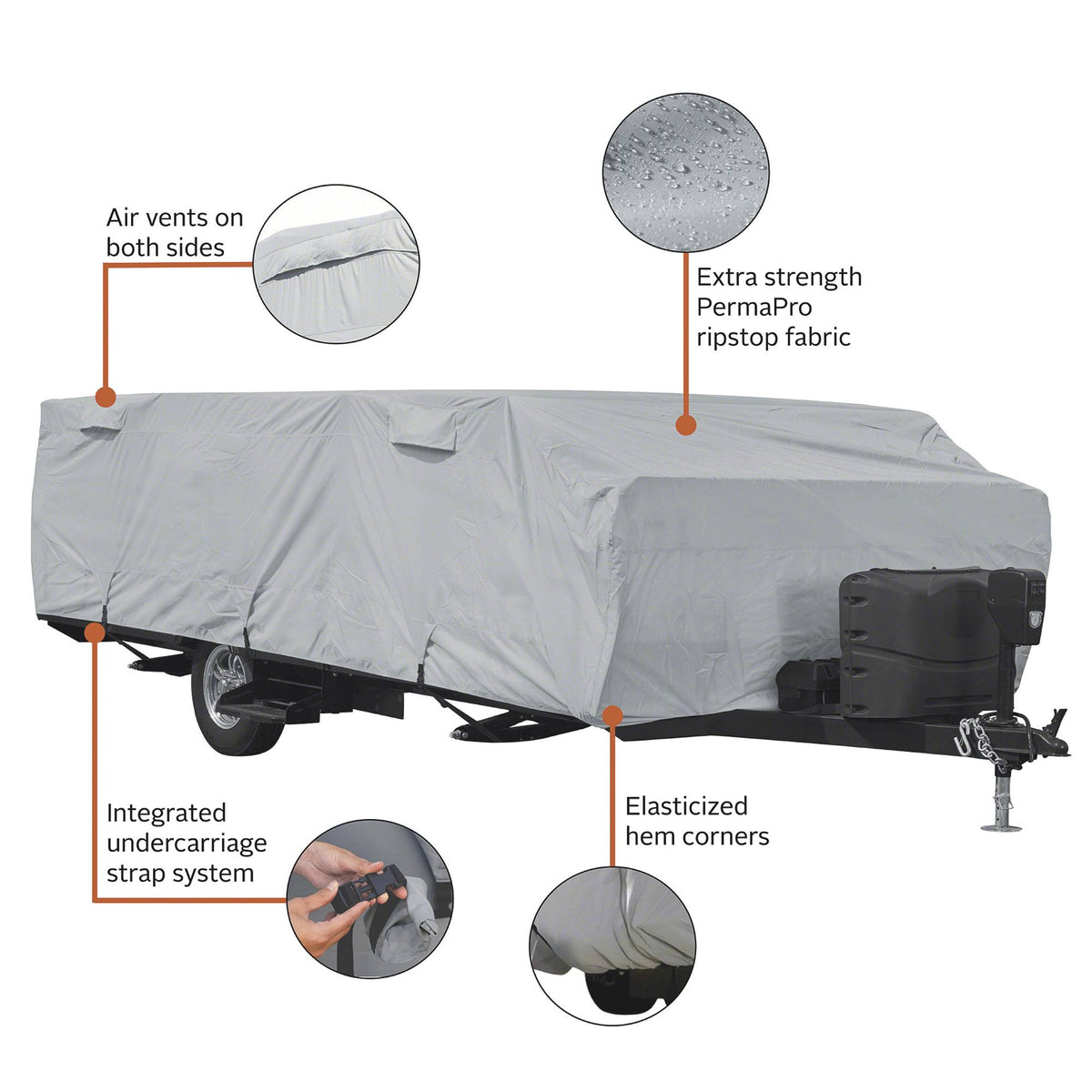 Folding Camper Cover 14ft-16ft D770874