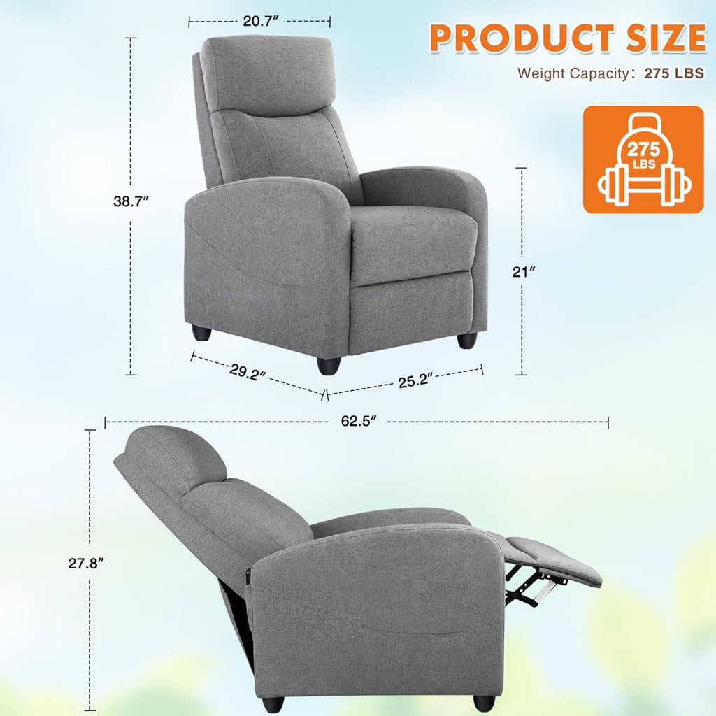 Recliner Chair PU Leather Recliner Sofa T44820