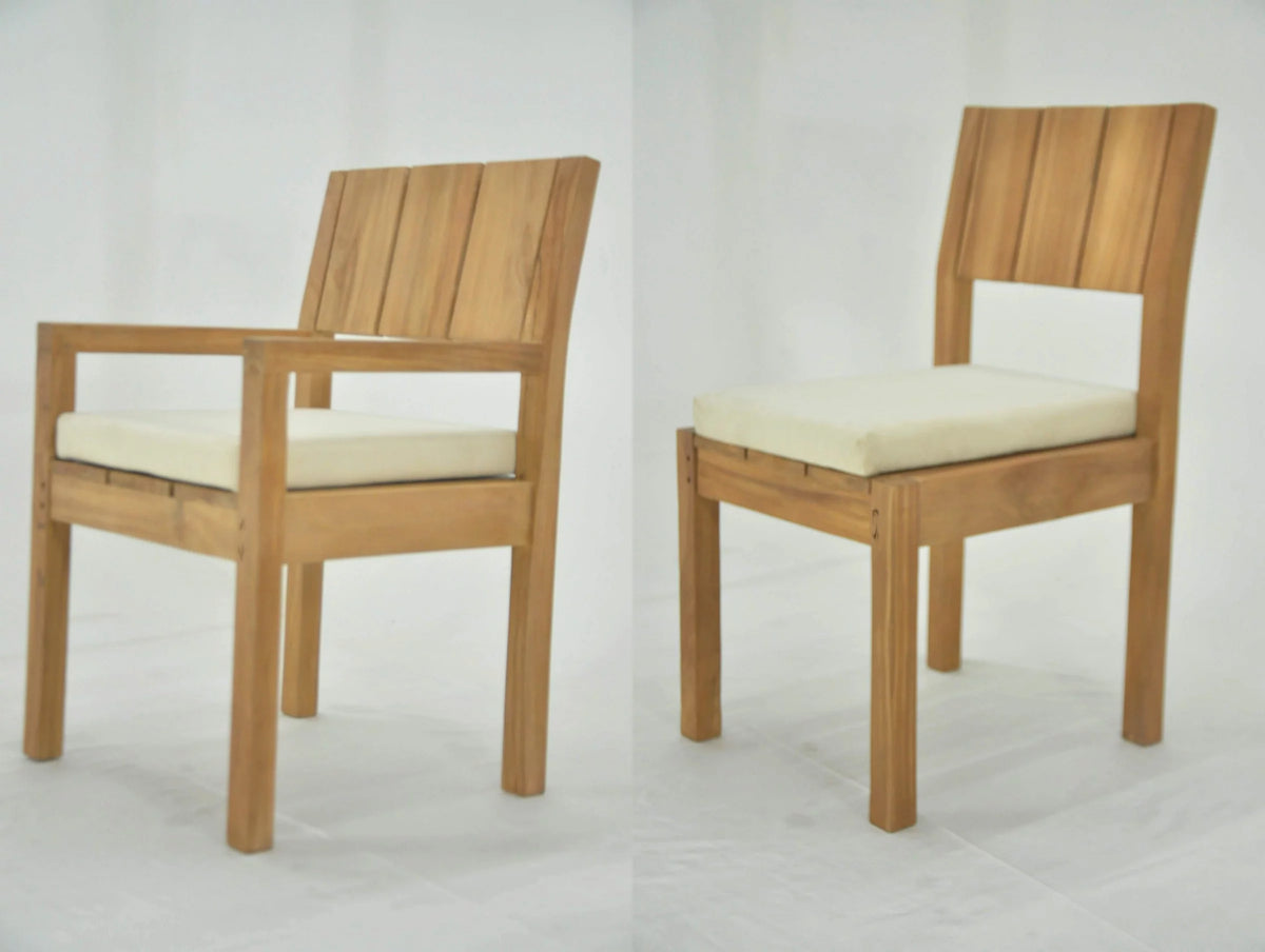 Grade-A Teak 4 Pc Outdoor Dining Set D8957