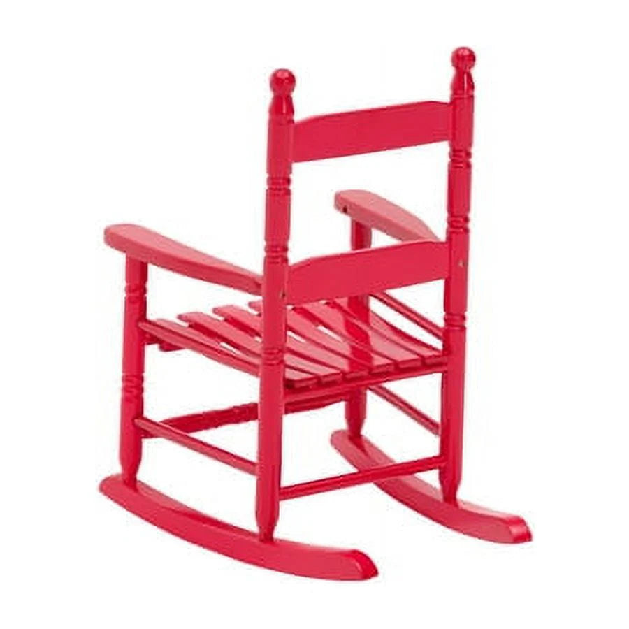 Children's Indoor-Outdoor Hardwood Rocker Brown Gloss Finish B36199