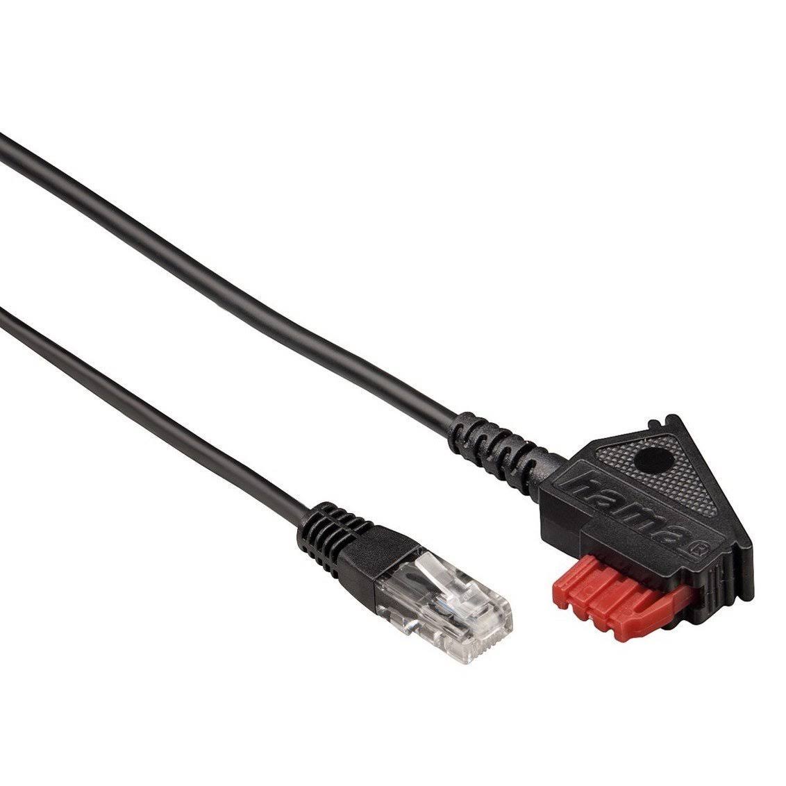 Black Telephony Cable H1572