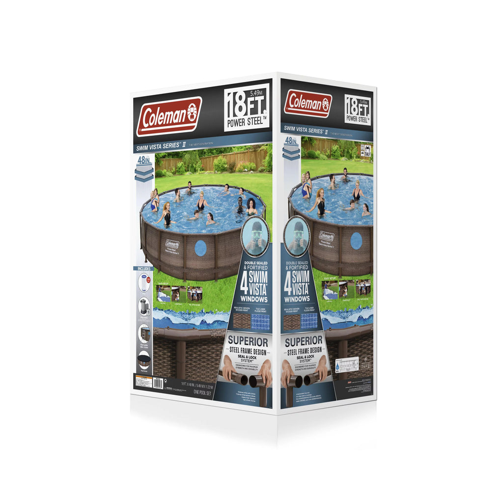 18' x 48 Above Ground Swimming Pool Set G4084