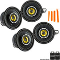 Two Pairs of 3.5-Inch Coaxial Speakers, 4-Ohm V737