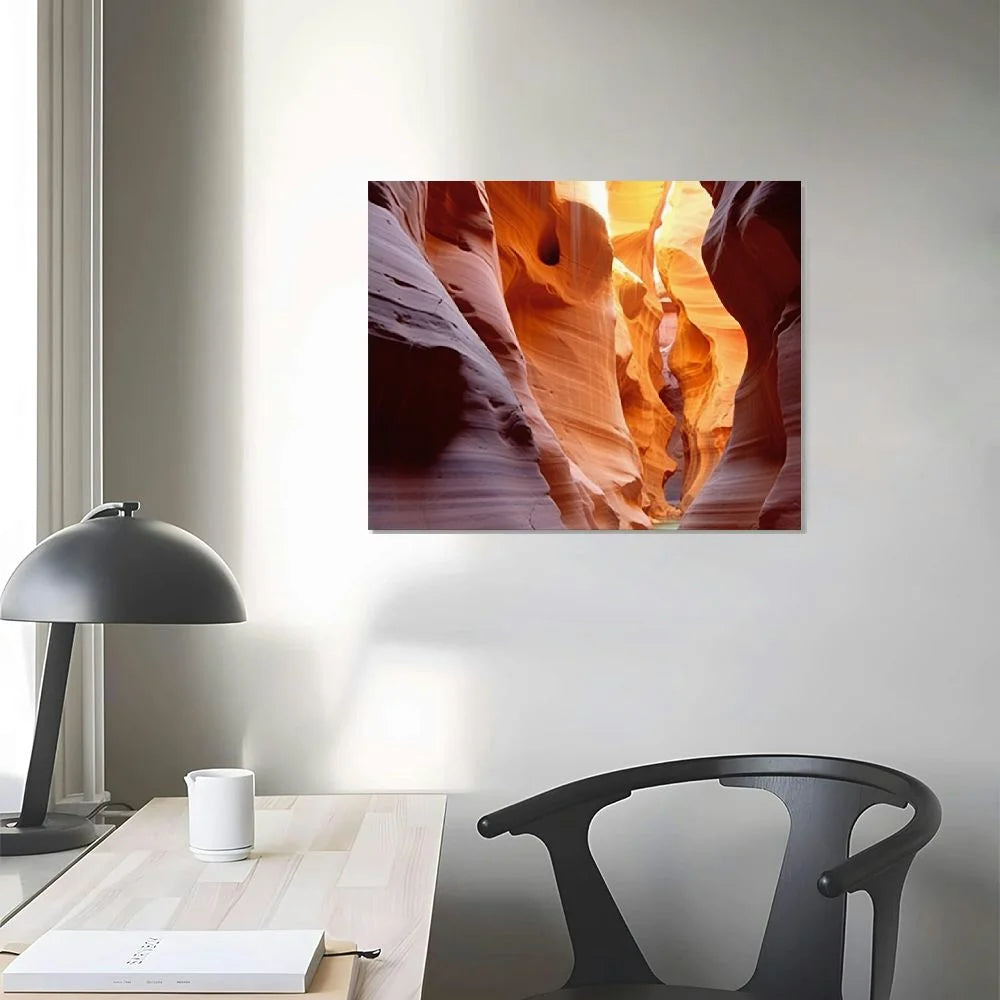 Antelope Canyon Canvas Wall Art Poster Print B46515