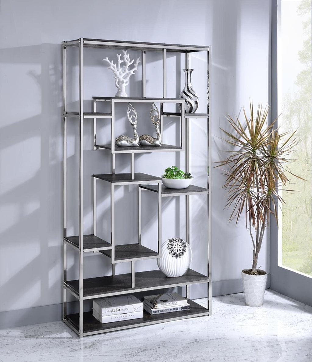 Gray Bookshelf L226990