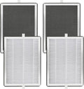 H13 True HEPA Replacement Filter 3-in-1 Pre-Filter, Activated Carbon 4 Pack V1858