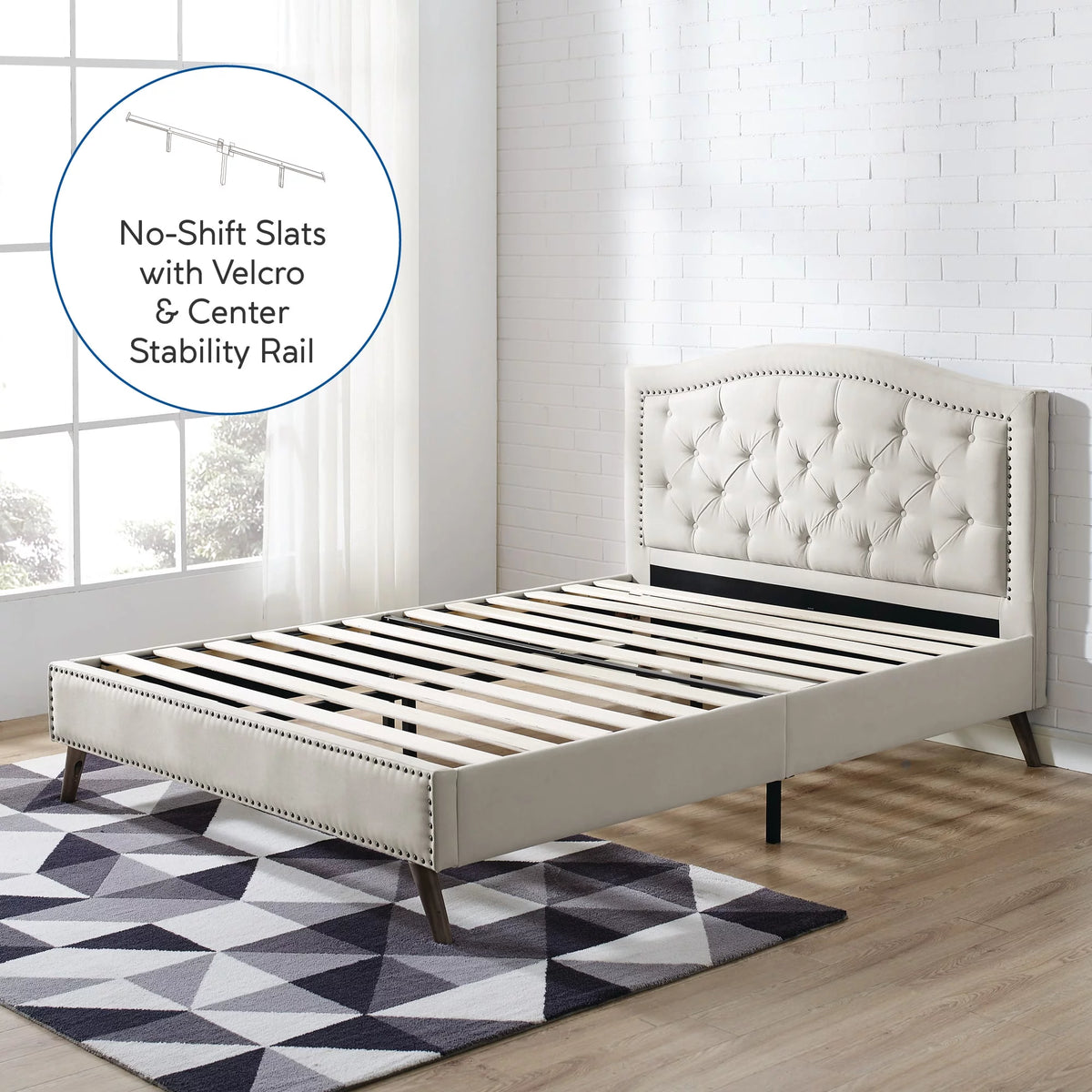 Upholstered Platform Bed Frame Full U30230