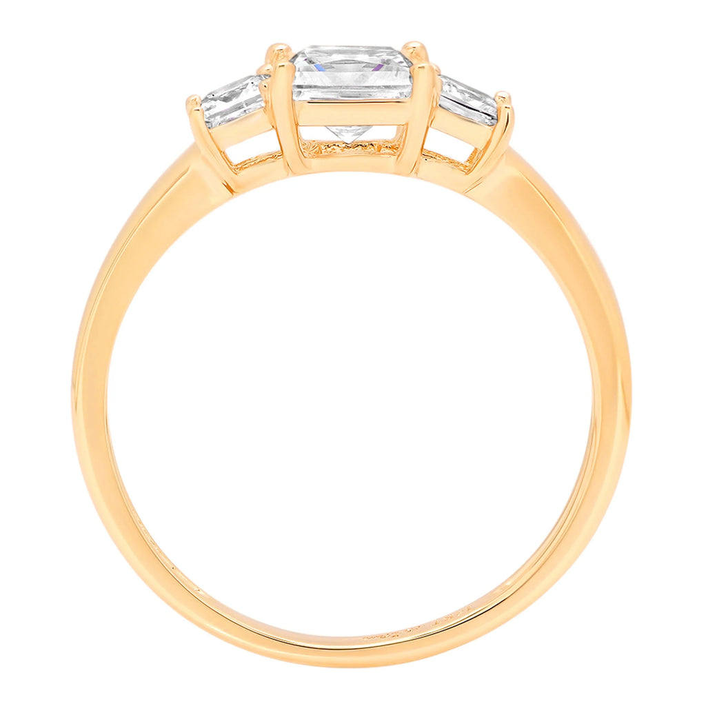 14k Yellow Gold Three-Stone Ring R8312