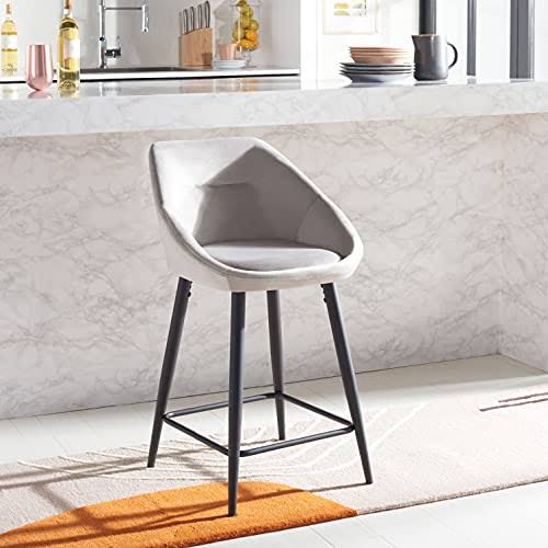 Platinum & Black Counter Stool R923368
