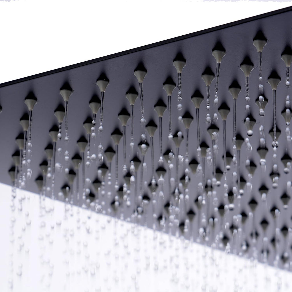 16 Inch Rainfall Square Stainless Steel Shower Head O2179