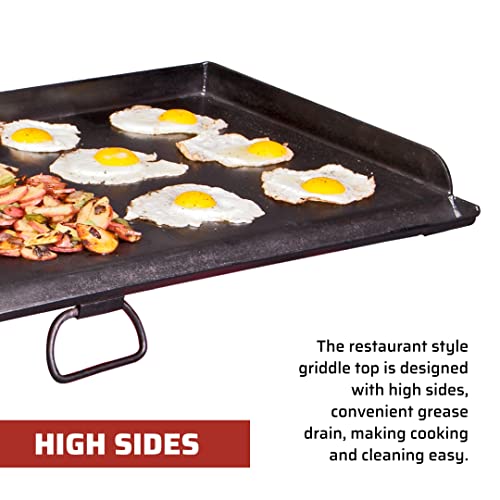 3-Burner Flat Top Griddle for Outdoor Cooking F6257