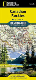 Canadian Rockies Destination Guide Map Y342