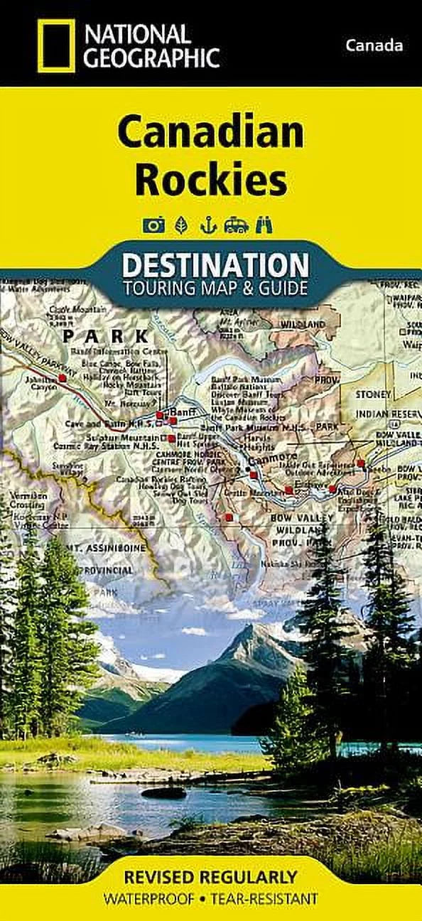 Canadian Rockies Destination Guide Map Y342