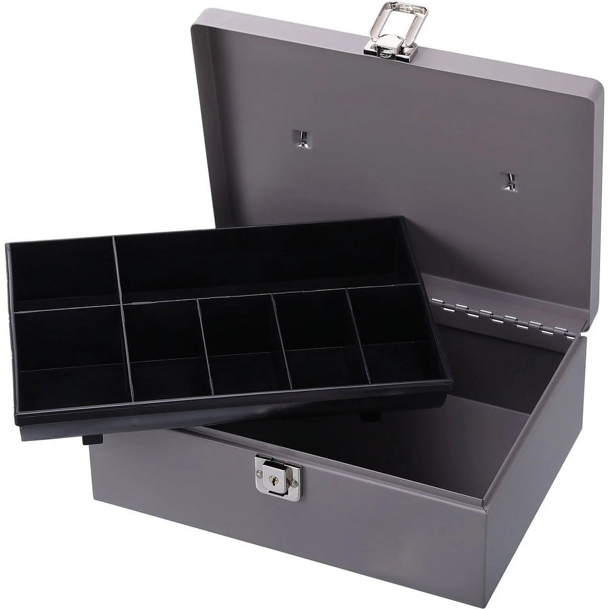 Steel Cash Box with Latch Lock I635527