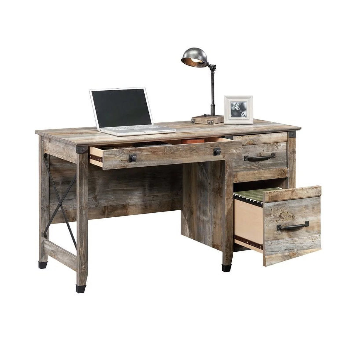 Single Pedestal Desk with Drawers O521094