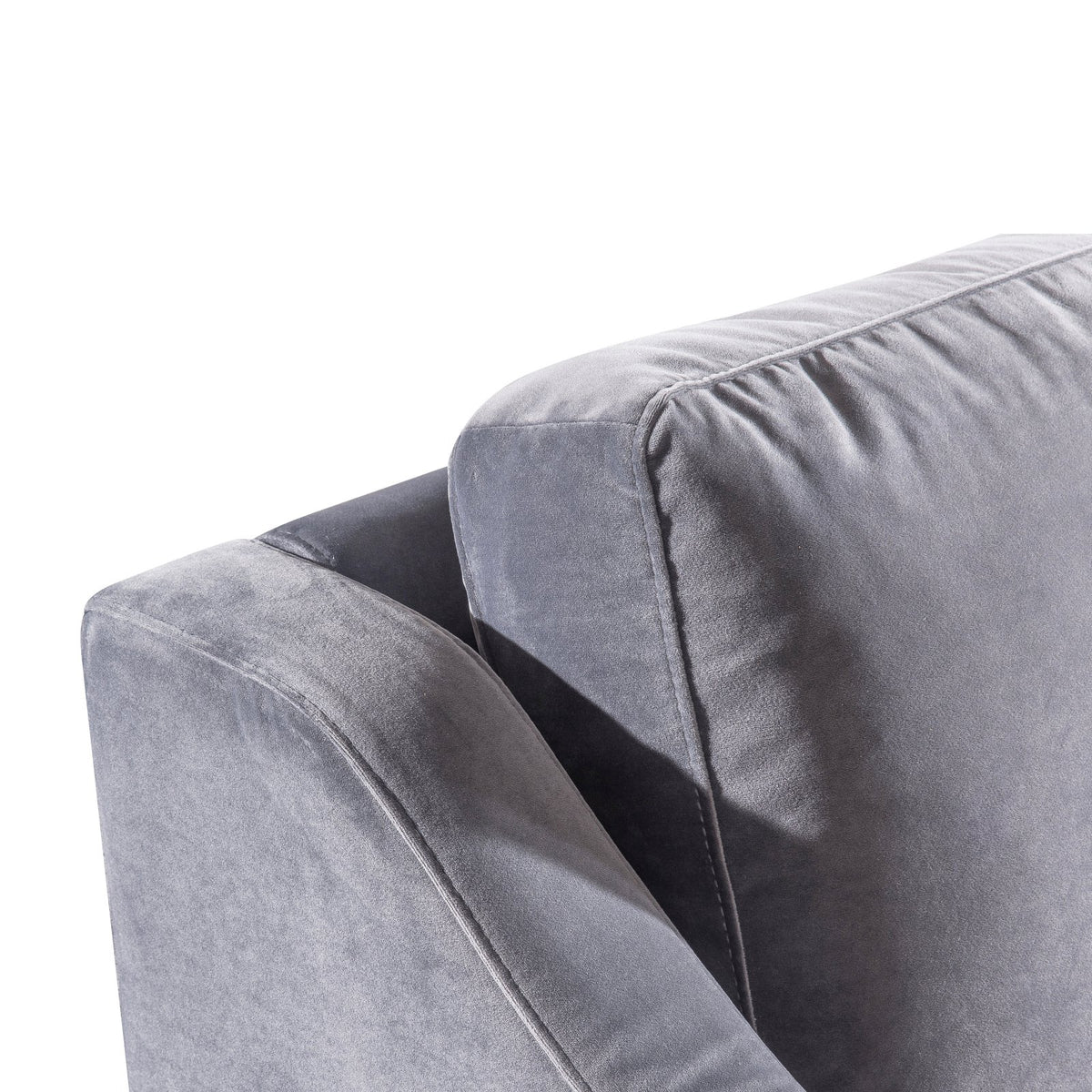 Grey Milan Velvet Sofa M748