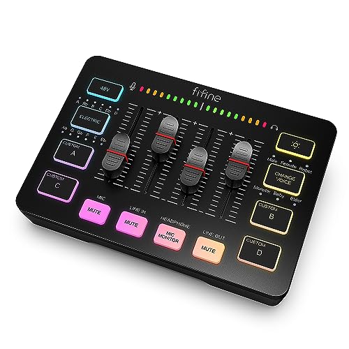 Gaming Audio Mixer with XLR Microphone Interface E776447