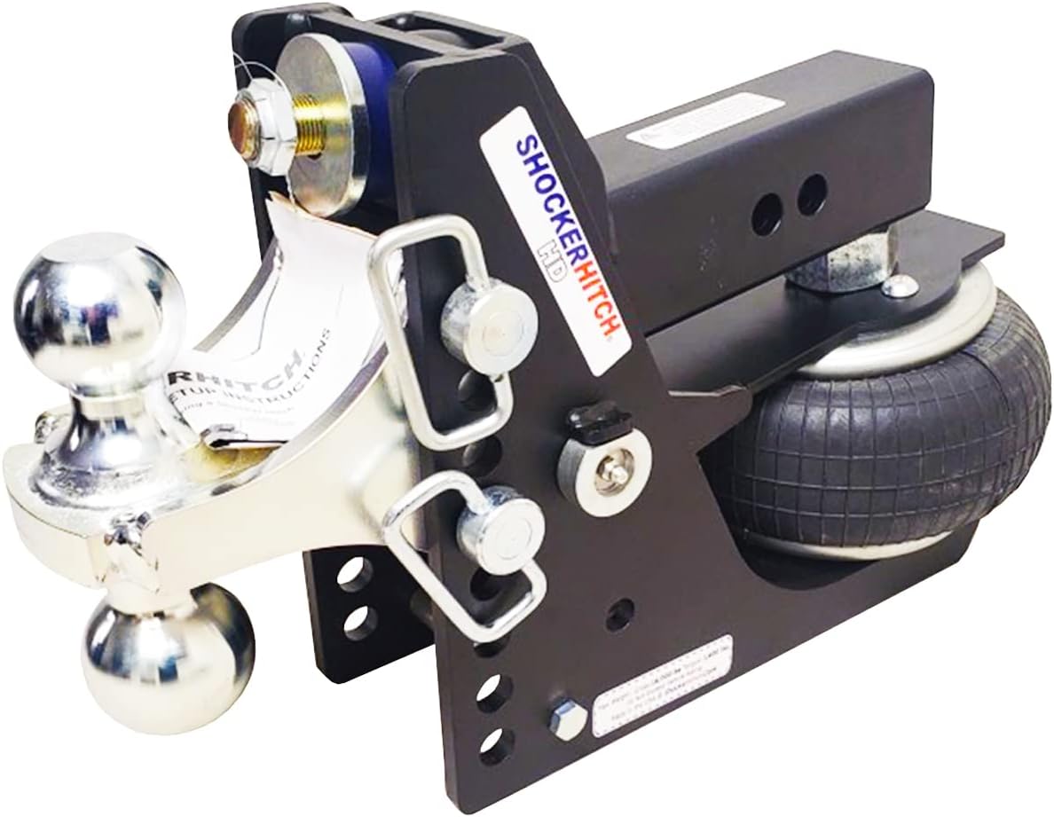 Black Air Hitch with Combo Ball, Fits 3" Hitch P127