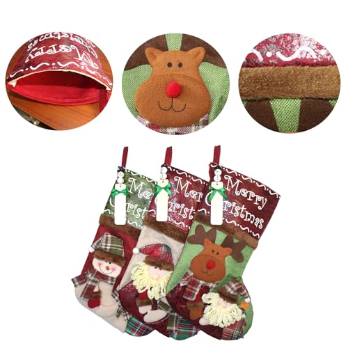 Set of 3 Christmas Stockings N407839