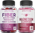Sugar Free Prebiotic Fiber Gummies + Magnesium Citrate Gummies Q585996