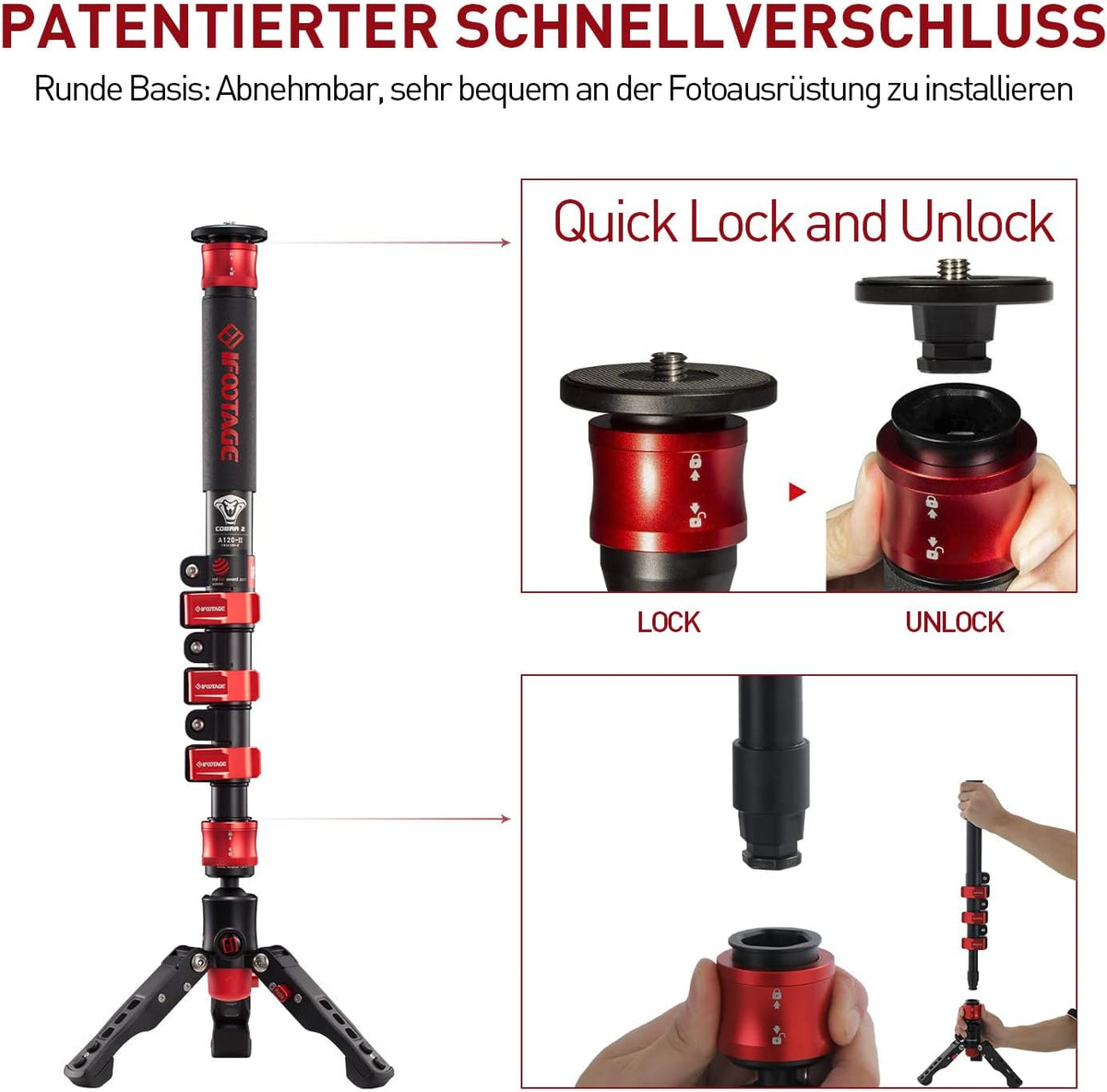 59 Carbon Fiber Video Monopod I631
