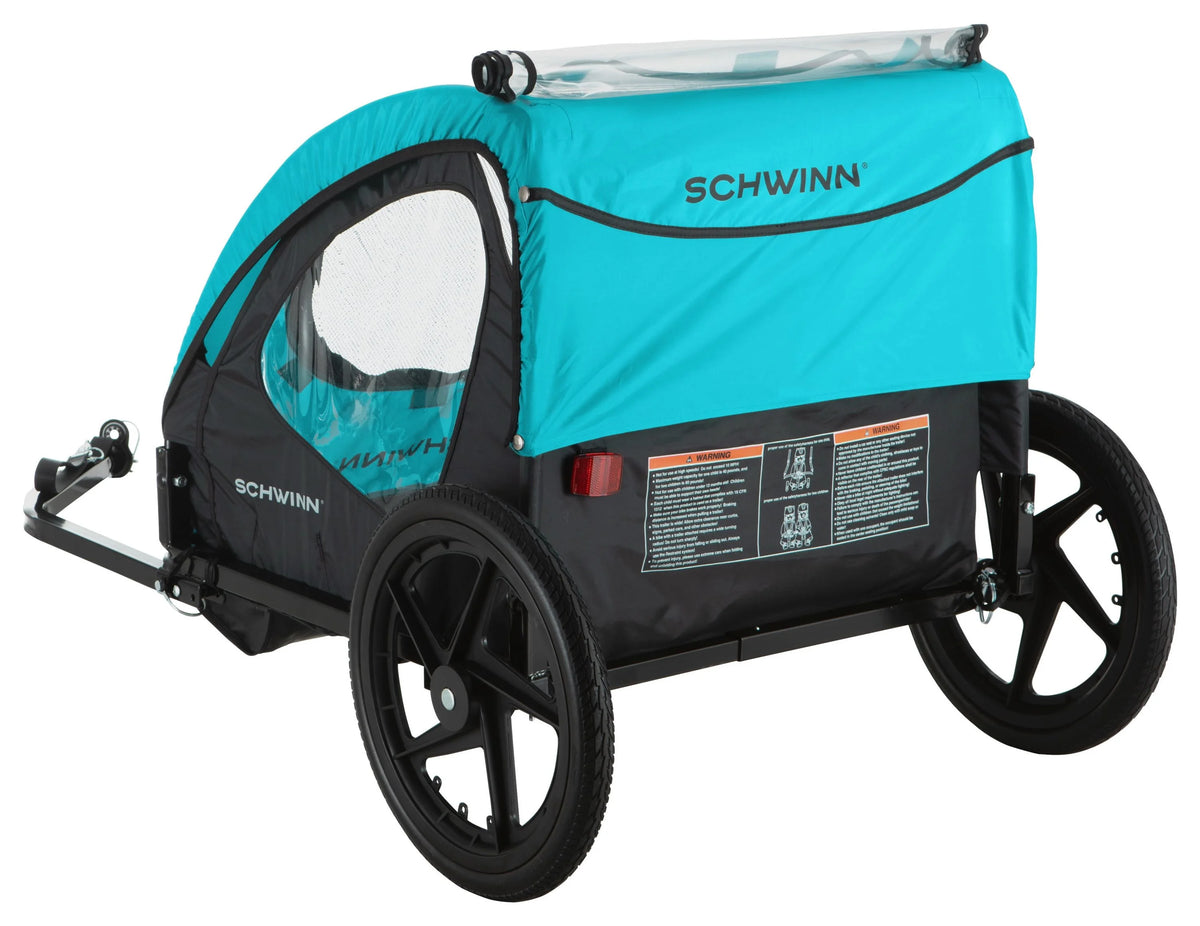 Foldable Bike Trailer for 2 Passengers L898960