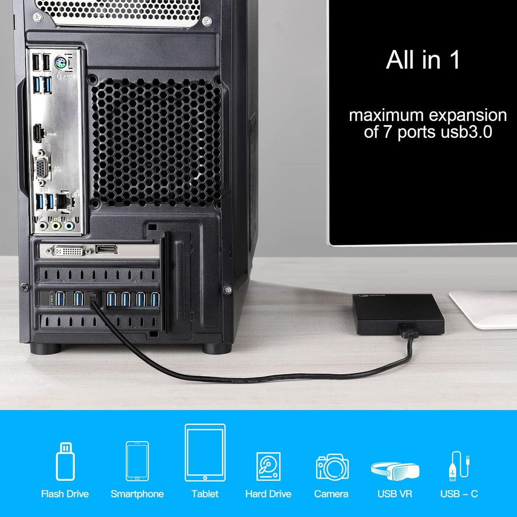 PCI-E to USB 3.0 7-Port Expansion Card H745234