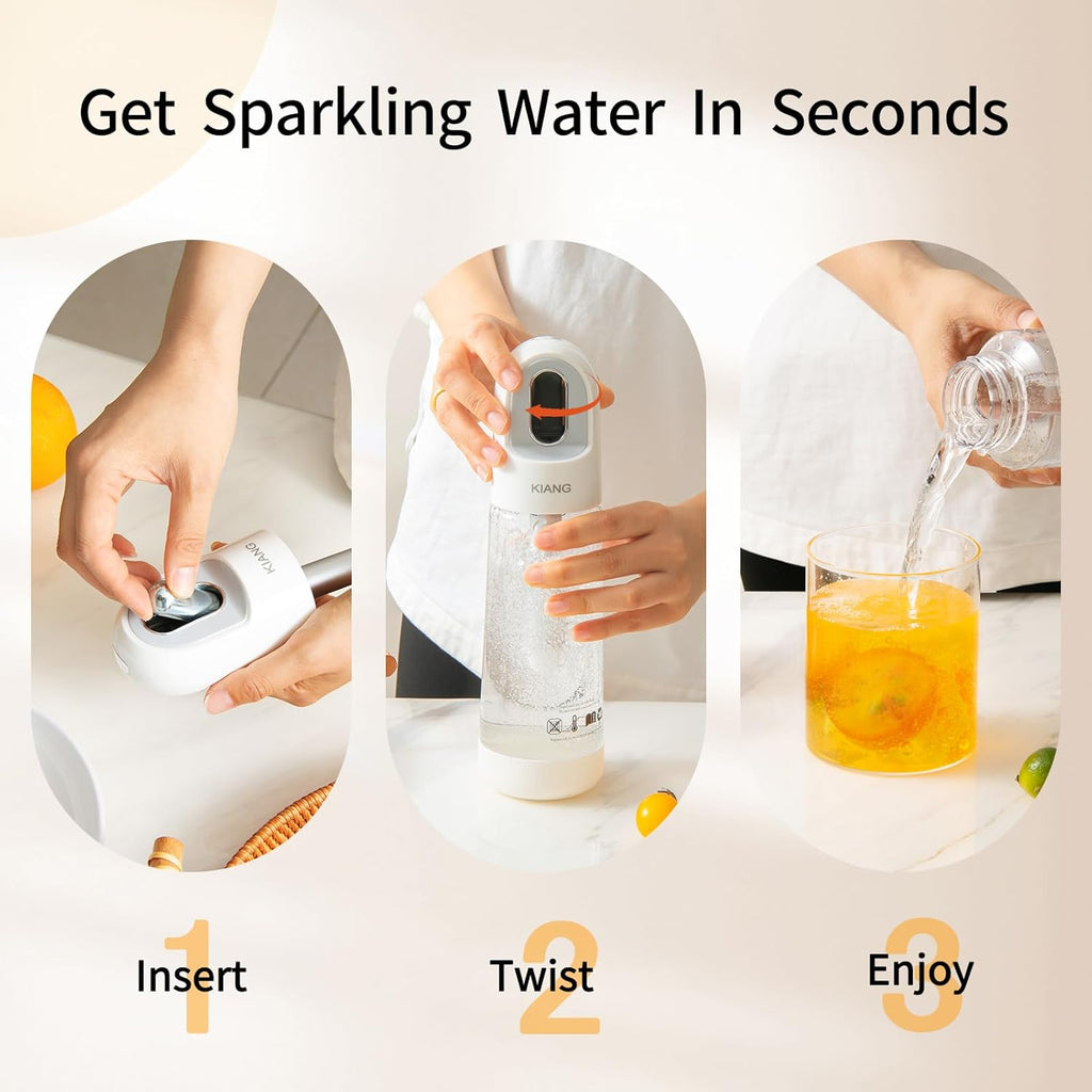 White Soda Maker Compatible With 8 Grams CO2 Charger Y5245