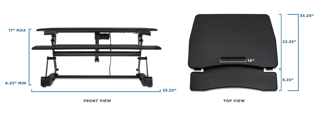 Electric Standing Desk Converter with USB Port V210