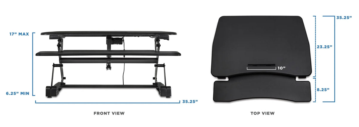 Electric Standing Desk Converter with USB Port V210