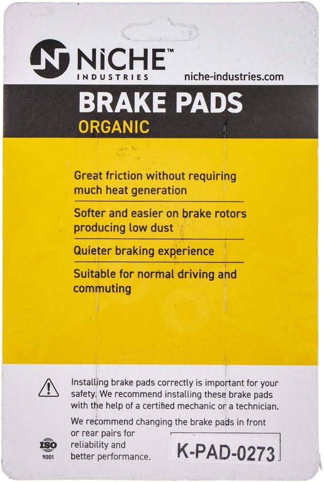 Organic Brake Pad Set Pack of 2 A8016