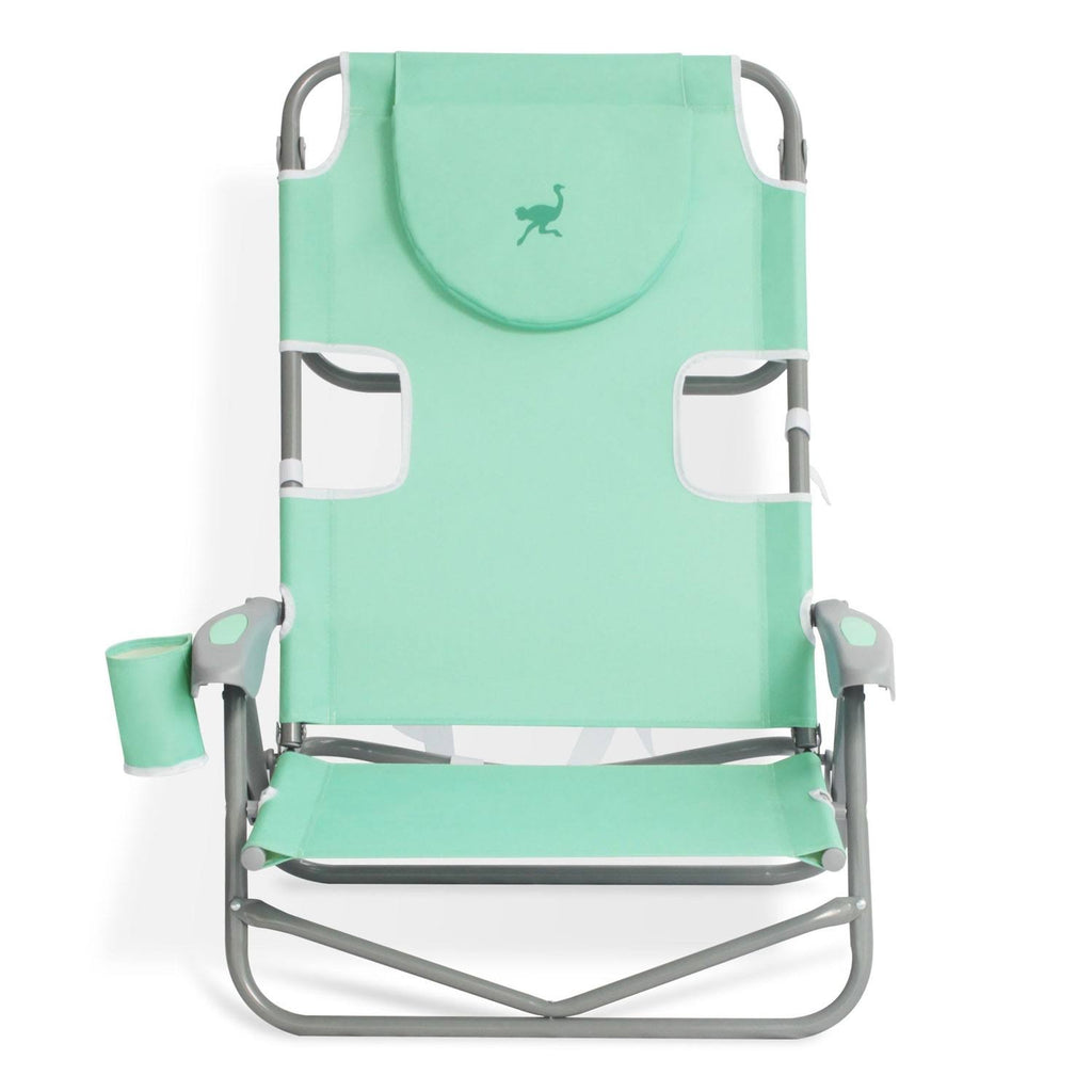 Teal Folding Reclining Outdoor Beach Camping Chair K27914